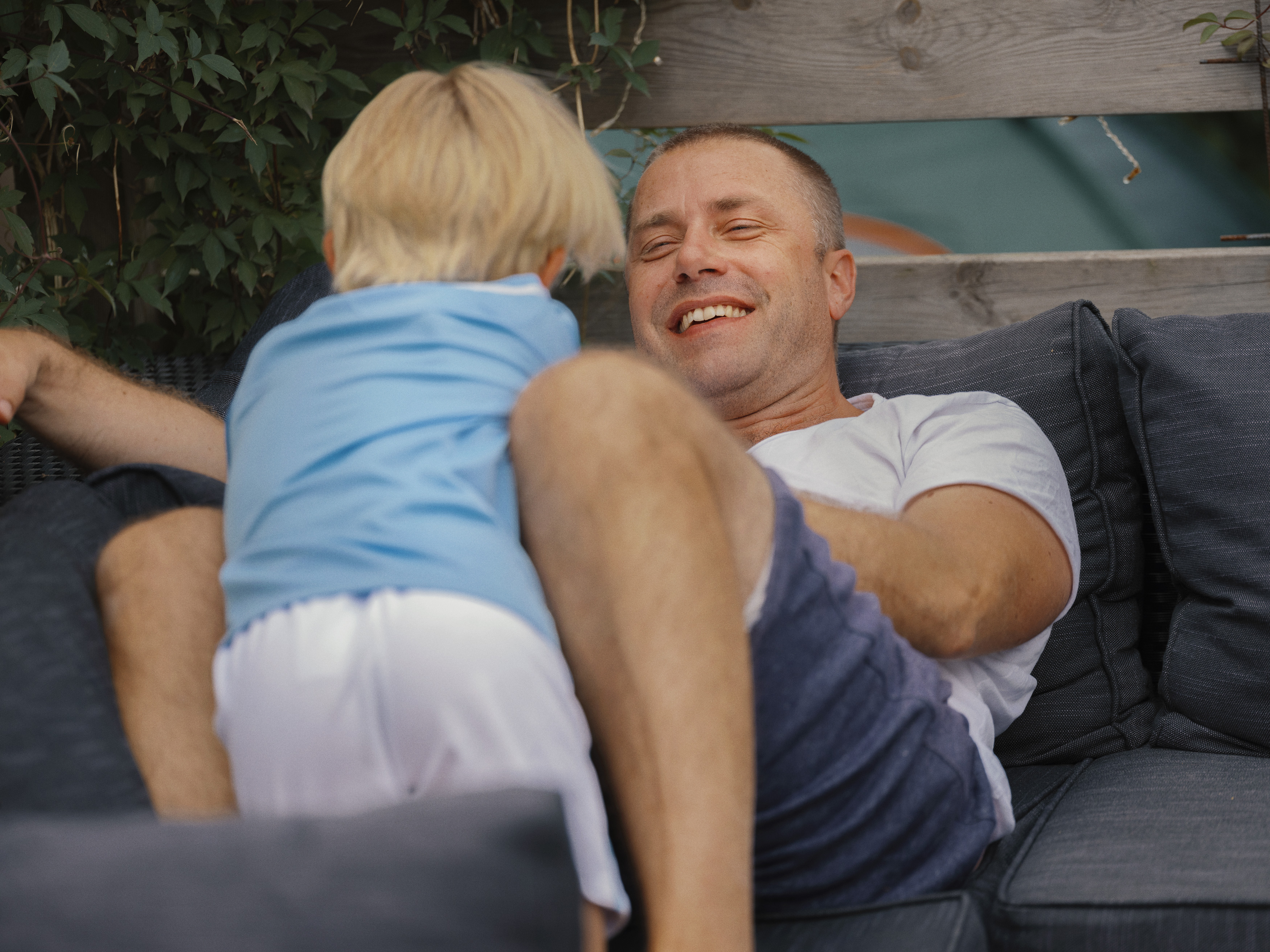 Familie, forsikring, far, søn, pension, børnepension, sikkerhed