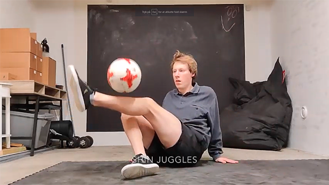 dffc freestyle fodbold shin jiggles